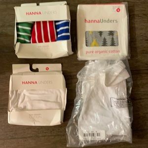 Hanna Andersson Boys Organic Cotton Boxer Brief NWT bundle